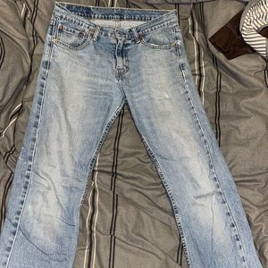 low waisted flair jeans